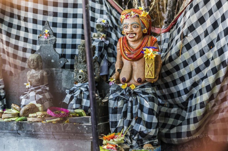 Altar of a temple with female figure, Hindu, Hindu, world religion, religion, temple, Hinduism, figure, woman, naked, statue, sculpture, temple figure, deity, worship, adore, pray, worship, offering, culture, cultural history, Asian, travel, travel photo, holiday, tourism, sculpture, art figure, art, religious, spiritual, meditation, meditate, Balinese, wisdom, image, icon, adorn, adorned, Bali, Indonesia, Asia