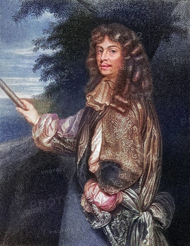 David Leslie First Lord Newark, 1601-1682, English parliamentarian and soldier. From the book Lodge's British Portraits published in London 1823, Historical, digitally restored reproduction from a 19th century original, Record date not stated