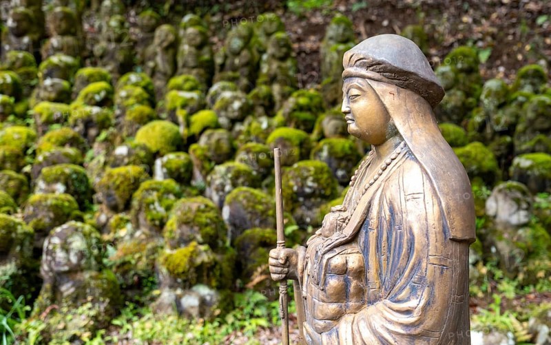 Otagi Nenbutsu-ji temple, Kyoto, Japan, Asia