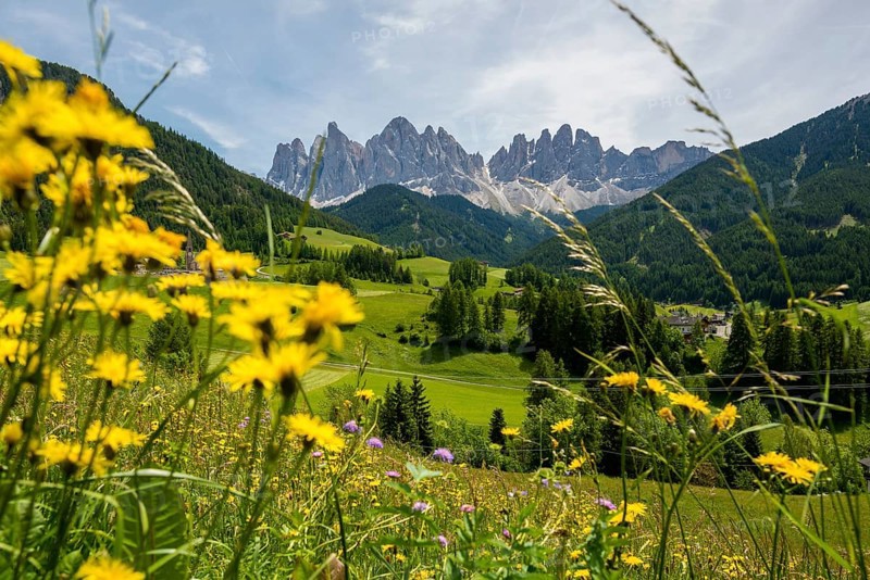 Geislerspitzen, Villnöss Valley, Sass Rigais, Dolomites, South Tyrol, Italy, Europe
