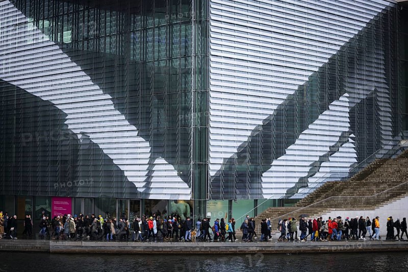 BERLIN, Germany, FEBRUARY 03: Demonstration at the Reichstag building under the motto 'We are the firewall'Äù on February 03, 2024 in Berlin, Germany. The organisers have registered 100, 000 people to demonstrate against right-wing extremism. (Photo by Thomas Trutschel/Photothek via Getty Images), Europe