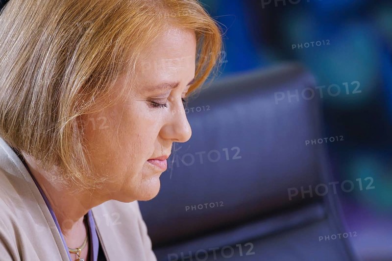 Lisa Paus (Alliance 90/The Greens), Federal Minister for Family Affairs, Senior Citizens, Women and Youth, pictured during a cabinet meeting at the Federal Chancellery. Berlin, 19 June 2024