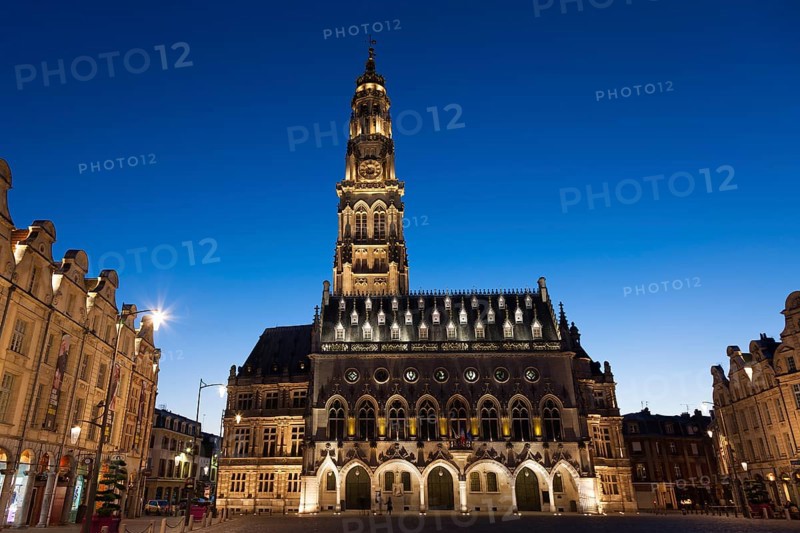 Town hall, Place des Héros, Arras, Pas de Calais Department, Nord-Pas de Calais Picardie region, France, Europe