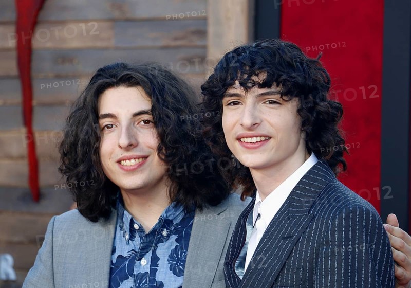 Finn Wolfhard and Nick Wolfhard at the Los Angeles premiere of 'It Chapter Two' held at the Regency Village Theatre in Westwood, USA on August 26, 2019