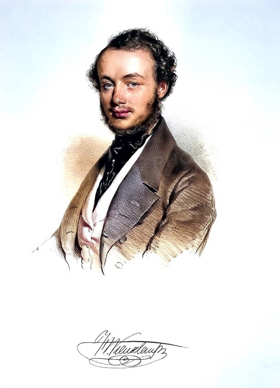 Henri Vieuxtemps (born 17 February 1820 in Verviers, died 6 June 1881 in Mustapha Supérieur, a suburb of Algiers) was a Belgian composer and one of the most important violinists of the 19th century, Historic, digitally restored reproduction from a 19th century master, Record date not stated