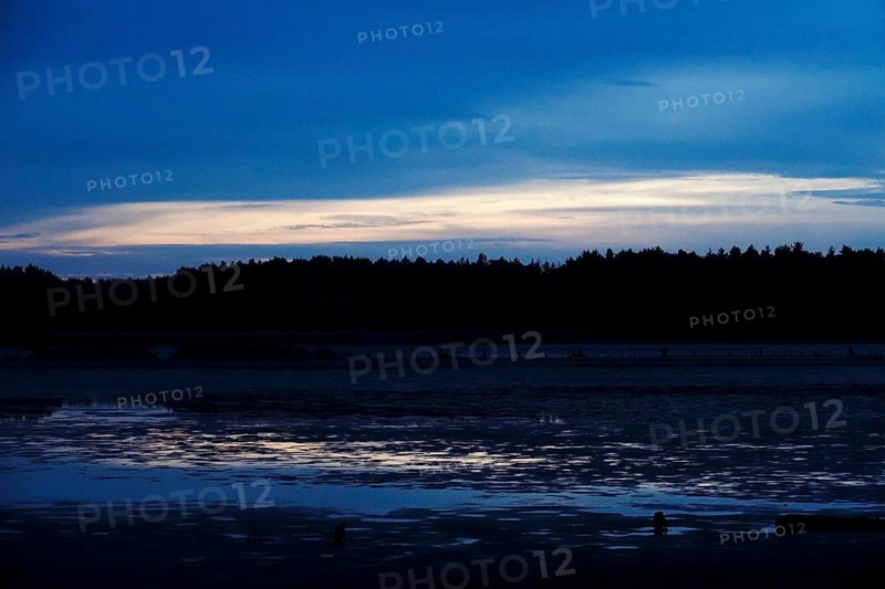 Upper Lusatian Heath and Pond Landscape, October, Lusatia, Saxony, Germany, Europe