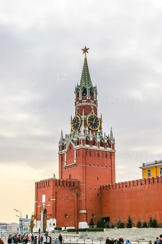 View in Kremlin Castle in Moscow, Russia, Europe