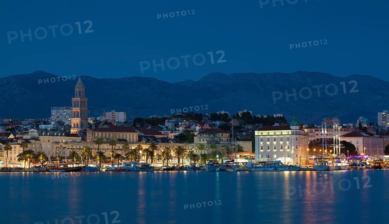 View of Split, Dalmatia, Croatia, Europe
