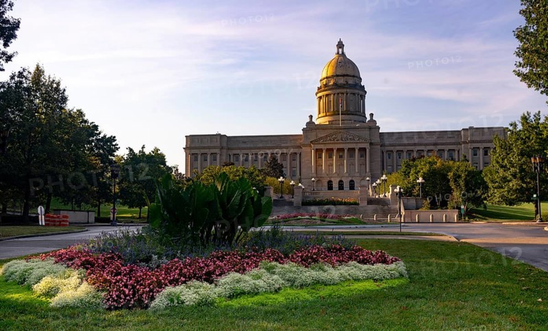 The Kentucky State Capitol Frankfort house of the three branches state government of the Commonwealth of Kentucky