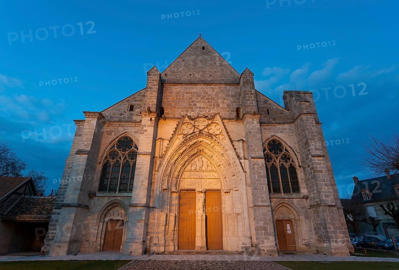 Saint Sulpice de favieres church, Essonne, France, Europe
