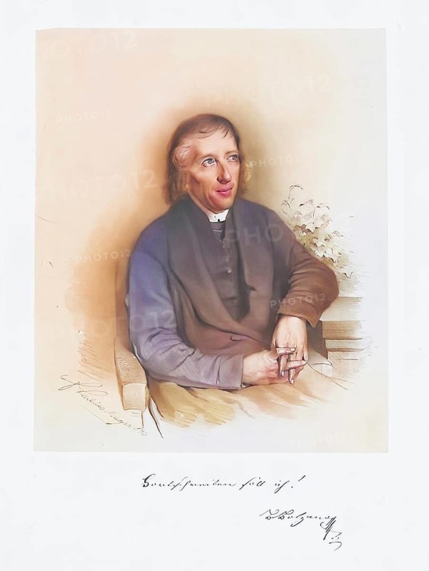 Bernardus Placidus Johann Nepomuk Bolzano (born 5 October 1781 in Prague, Kingdom of Bohemia, died 18 December 1848) was a Roman Catholic priest, philosopher and mathematician, Historical, digitally restored reproduction from a 19th century original, Record date not stated