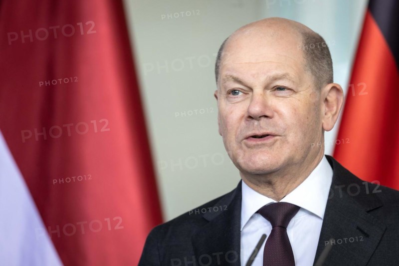 Olaf Scholz, Federal Chancellor, at a press conference in Berlin, 27 March 2024