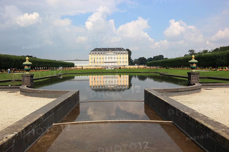 Augustusburg Castle, south side, near Brühl, Rhine-Erft district, North Rhine-Westphalia, Germany, Europe