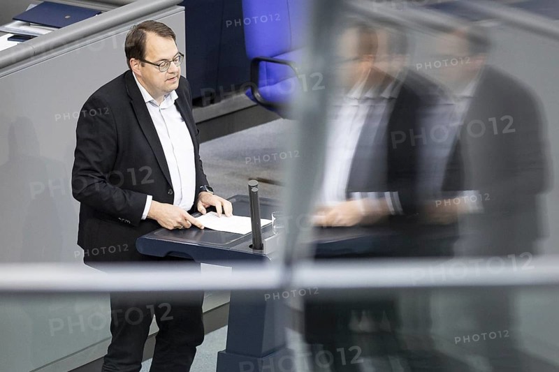 Sören Pellmann, Member of the German Bundestag (Die Linke group), recorded during a speech in the plenary session of the German Bundestag in Berlin, 26 June 2024