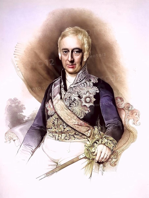 Ignaz Naria Count of Attems-Heiligenkreuz, 1774-1861, 1820-1852 Governor of Styria, Historical, digitally restored reproduction from a 19th century original, Record date not stated