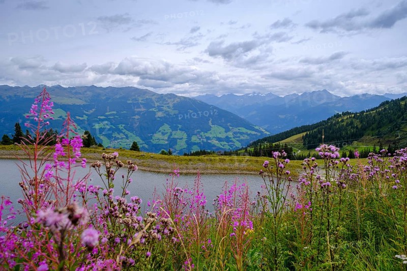 Mizun reservoir, Zillertaler Höhenstraße, Zillertal, Tyrol, Austria, Europe