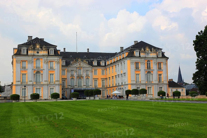 Augustusburg Castle, south side, near Brühl, Rhine-Erft district, North Rhine-Westphalia, Germany, Europe
