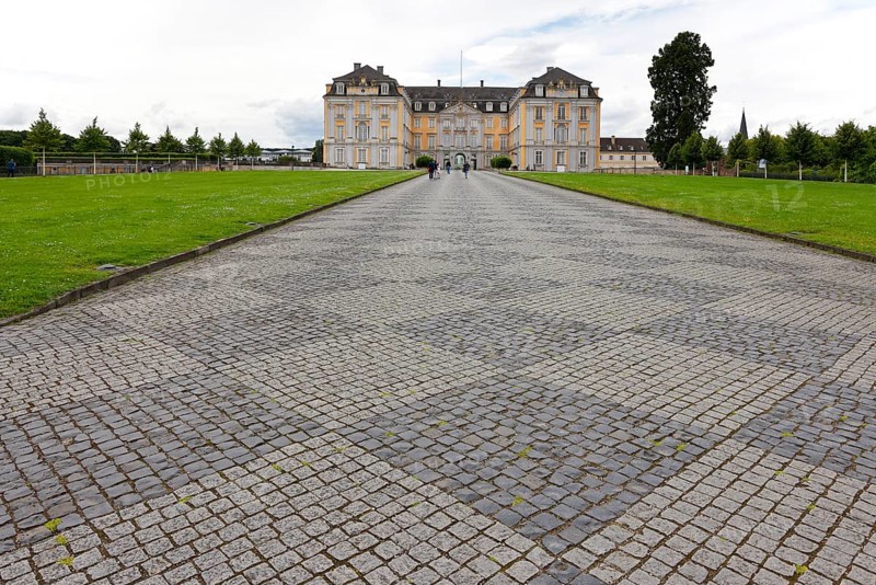 Augustusburg Castle also known as Brühl Castle, east façade, Brühl, North Rhine-Westphalia, Germany, Europe