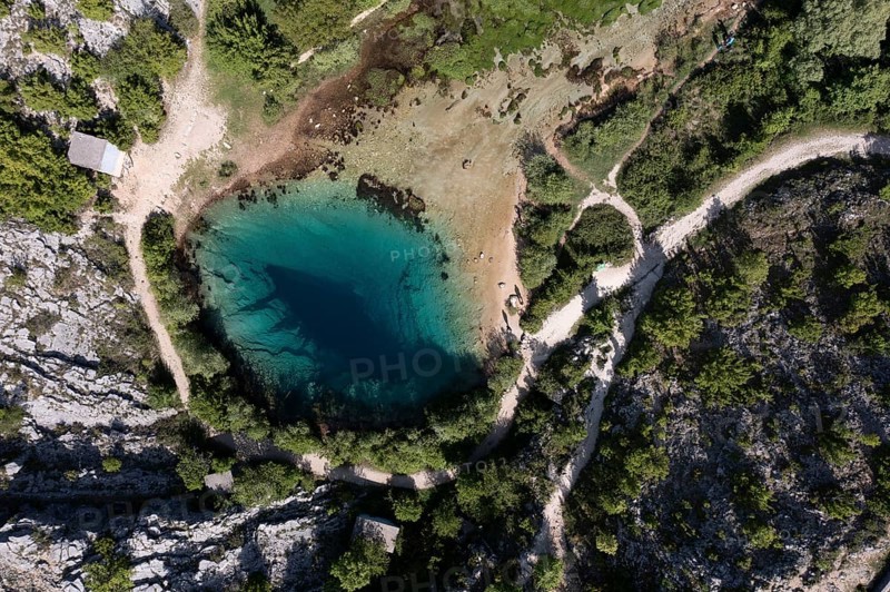 Blue Eye, River Cetina, Cetina, Dalmatia, Croatia, Europe