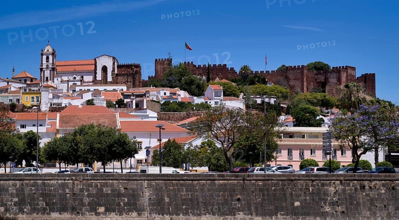 Silves, Castle, Castelo de Silves, Cathedral, Sé Catedral de Silves, Algarve, Portugal, Europe