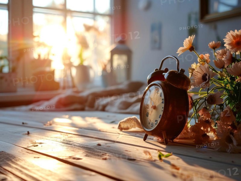 Morning coffee and tea, a concept of good start of the day with healthy drink, AI generated