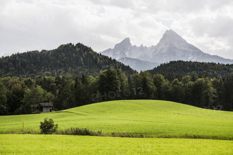 Watzmann, Berchtesgarden Alps, Berchtesgaden, Berchtesgadener Land, Upper Bavaria, Bavaria, Germany, Europe