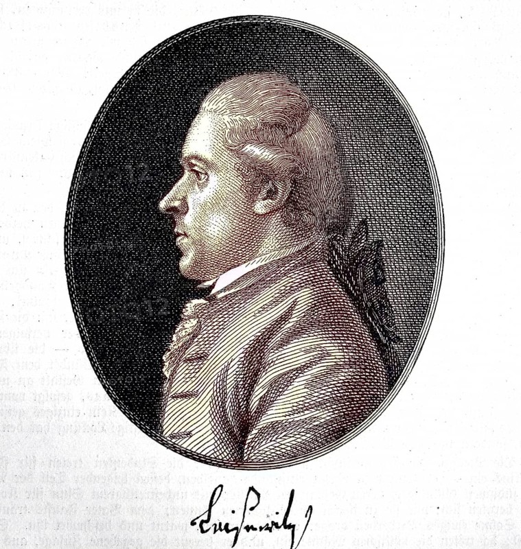Johann Anton Leisewitz, 9 May 1752 - 10 September 1806, was a German writer and lawyer, digital reproduction of an original from the 19th century, original date unknown