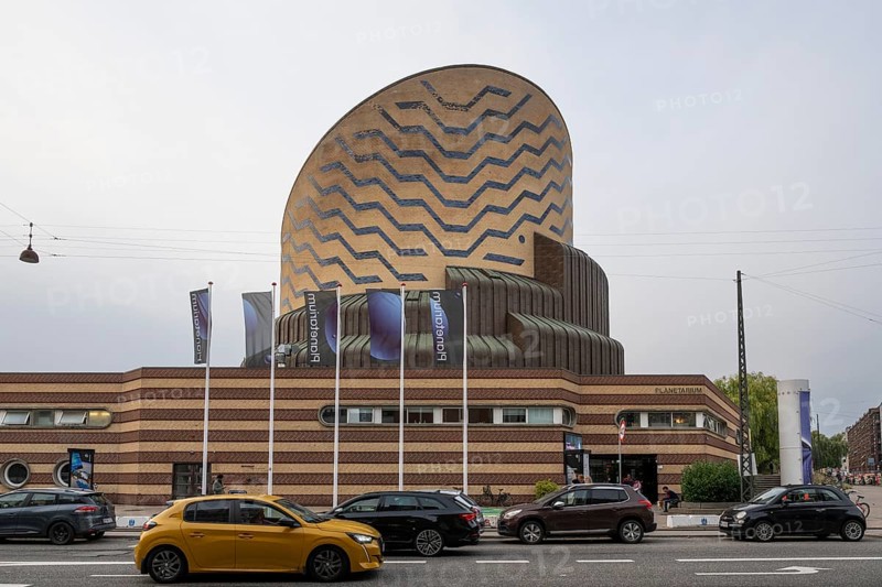 Tycho Brahe Planetarium, centre for space research, astrology and natural science, architect Knud Munk, Copenhagen, Denmark, Europe