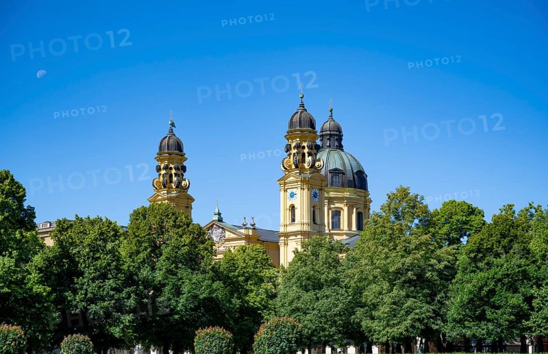 Theatine Church, Old Town, Munich, Upper Bavaria, Bavaria, Germany, Europe