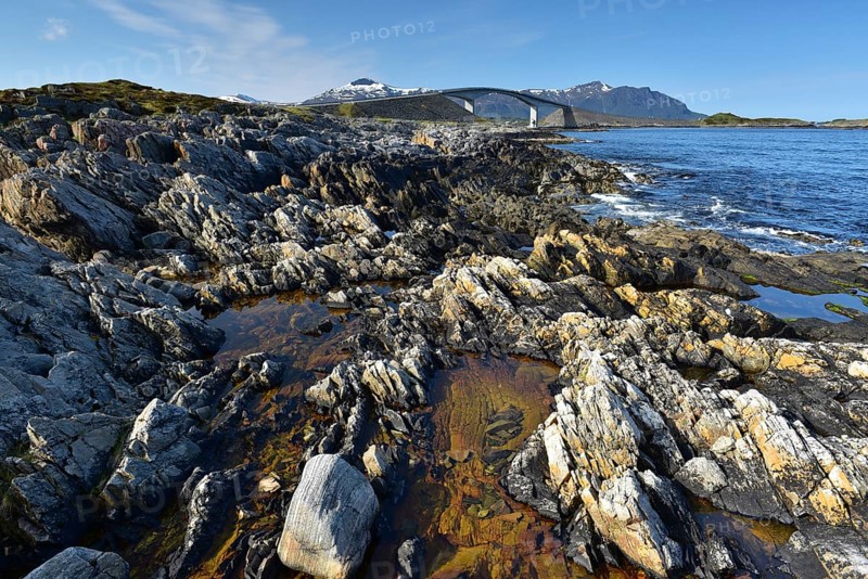 Archipelago Landscape on the Atlantic Road in Norway