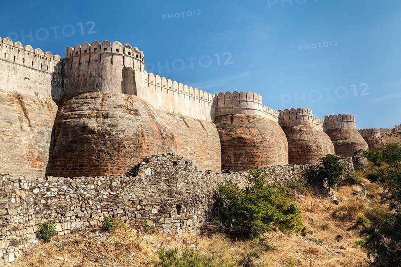 Kumbhalgarh is a fortress in the Rajsamand District of Rajasthan state in western India built in 15th century