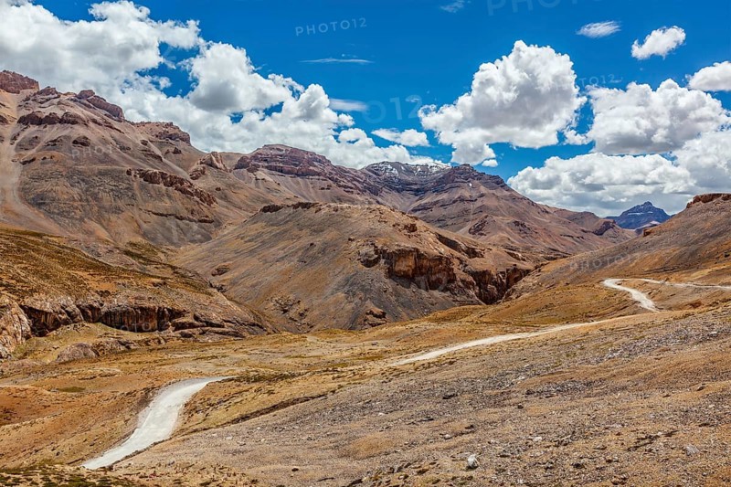 Manali-Leh road to Ladakh in Indian Himalayas. Ladakh, India, Asia