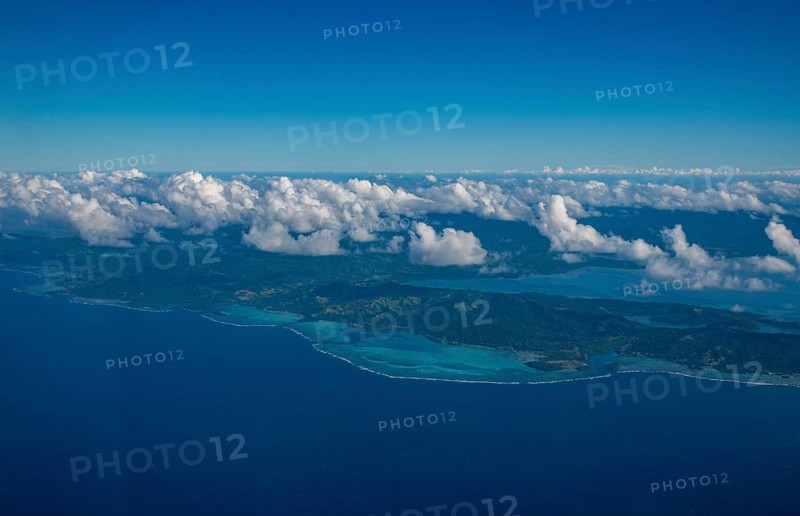 Aerial of Vanua Levu, Fiji, South Pacific, Oceania