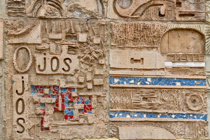 Building of the Asamblea Regional, Regional Assembly, built by architect Rafael Braquehais in Gaudí style, facade, detail, Cartagena, province of Murcia, Communitat Valenciana, Spain, Europe