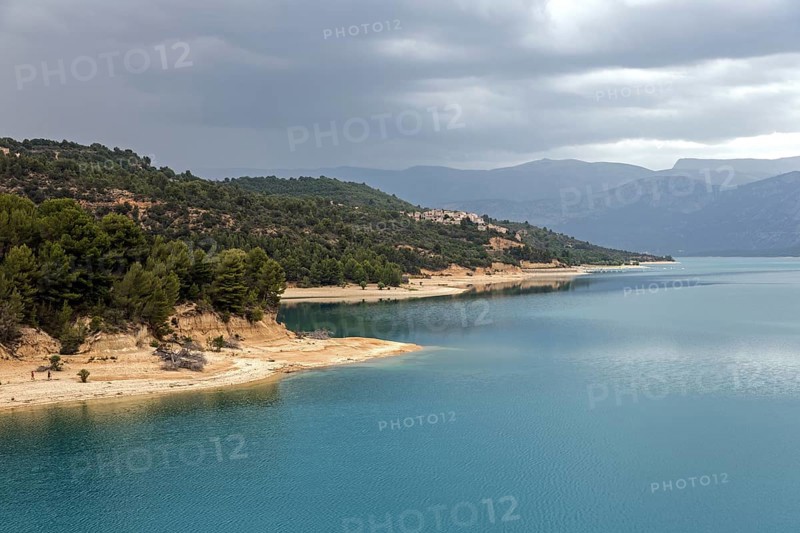 Lac de Sainte-Croix, back Sainte Croix du Verdon, Provence-Alpes-Côte d'Azur, Provence, France, Europe