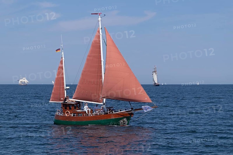 Sailing ship, Baltic Sea, Hanse Sail, Warnemünde, Rostock, Mecklenburg-Western Pomerania, Germany, Europe