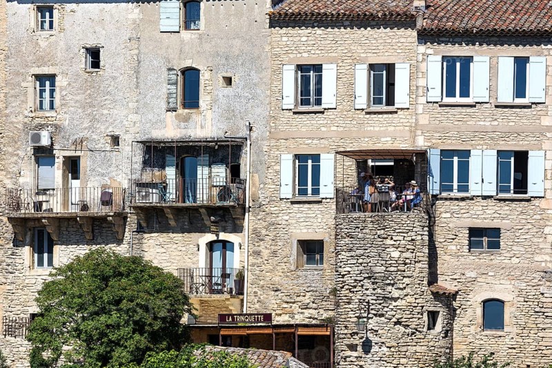 Houses of the old town of Gordes, Vaucluse, Provence-Alpes-Cote dAzur, Provence, South of France, France, Europe