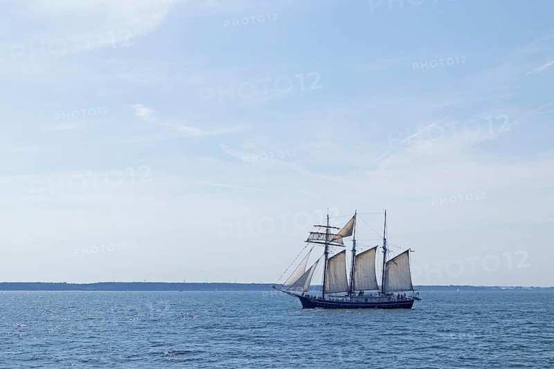 Sailing ship, Baltic Sea, Hanse Sail, Warnemünde, Rostock, Mecklenburg-Western Pomerania, Germany, Europe