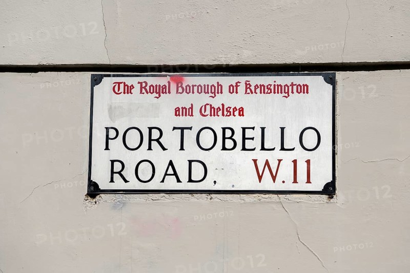 Street sign on Portobello Road, London, England, United Kingdom, Europe