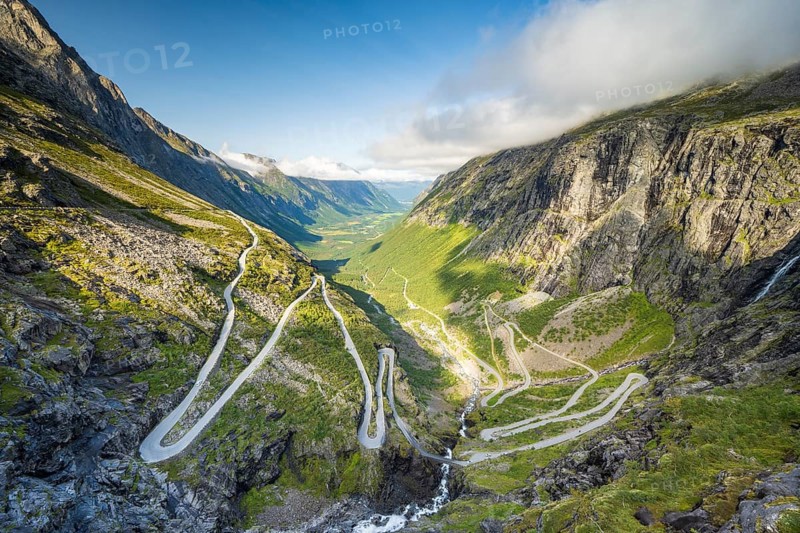 Trollstigen Mountain Road, near Åndalsnes, Møre og Romsdal, Norway, Europe