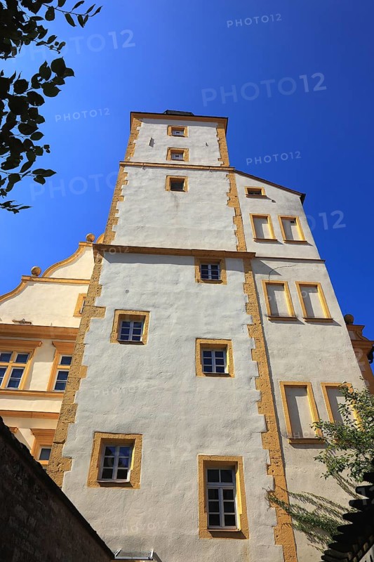 Town of Marktbreit, part of Seinsheim Castle, district of Kitzingen, Lower Franconia, Bavaria, Germany, Europe