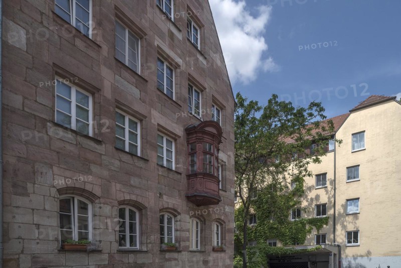 Historic Chörlein, Untere Kreuzgasse, Nuremberg, Middle Franconia, Bavaria, Germany, Europe
