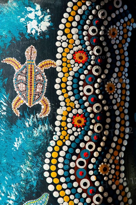 Aboriginal painting, aboriginal, art, indigenous, colourful, Australia, Oceania