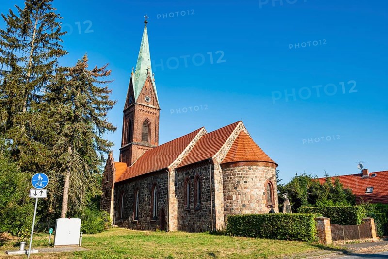 Wahlsdorf village church, Dahme Mark, Brandenburg, Germany, Europe