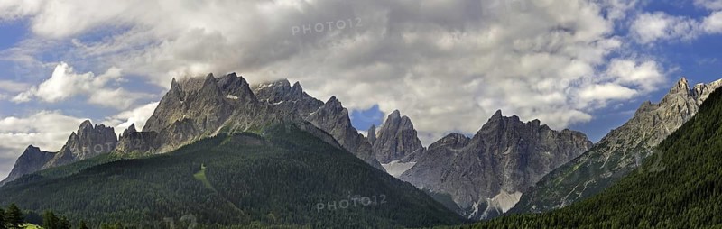 Mountains in the Val di Sesto, Sextental, Dolomites, Italy, Europe