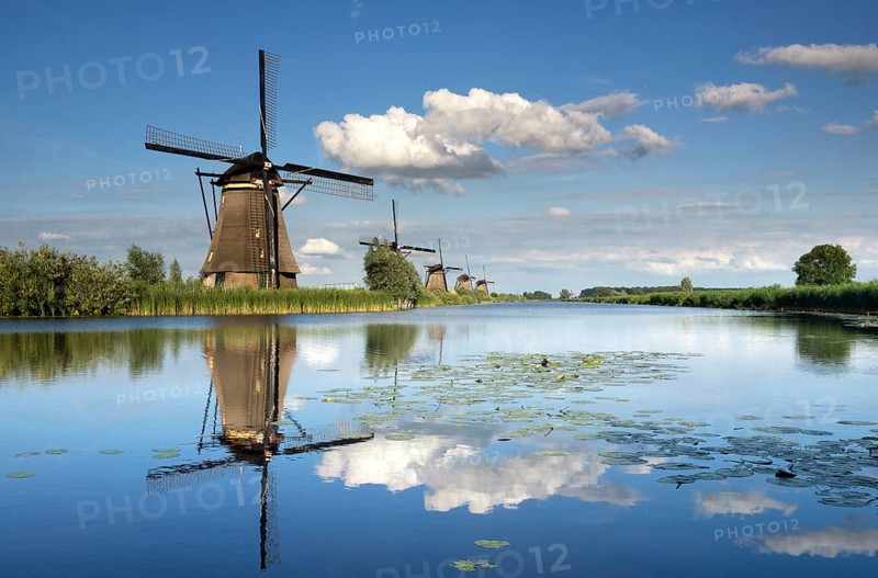 The windmills of Kinderdijk are one of the Dutch UNESCO world heritage sites