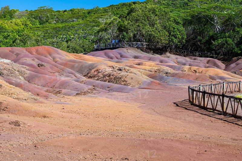 Seven Coloured Earth, 7th coloured earth, Minerals, Geopark, Terres des couleurs, Chamarel, Indian Ocean, Island, Mauritius, Africa