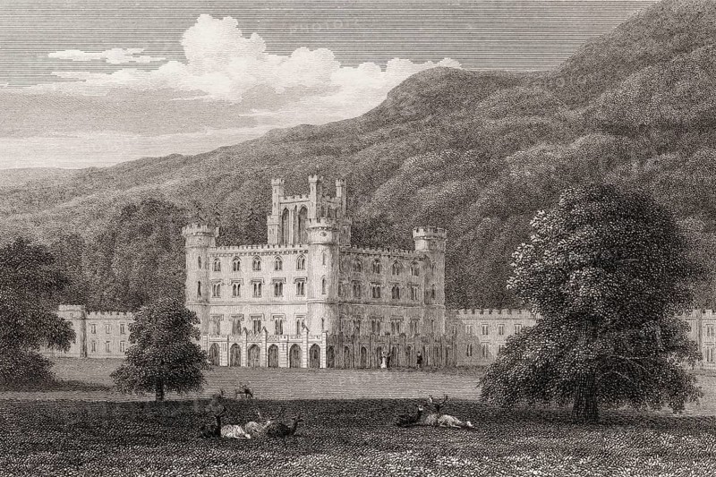 Taymouth Castle, Kenmore, Perth and Kinross, Highlands of Scotland, 19th century, from Modern Athens by Th. H. Shepherd