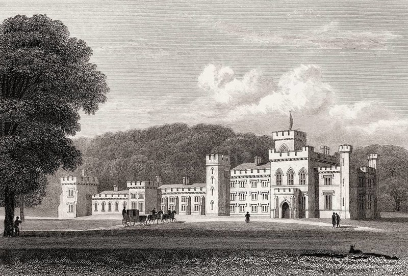 Wishaw House, Cambusnethan, North Lanarkshire, Scotland, 19th century, from Modern Athens by Th. H. Shepherd