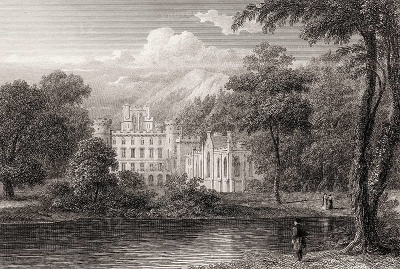 Taymouth Castle, Kenmore, Perth and Kinross, Highlands of Scotland, 19th century, from Modern Athens by Th. H. Shepherd